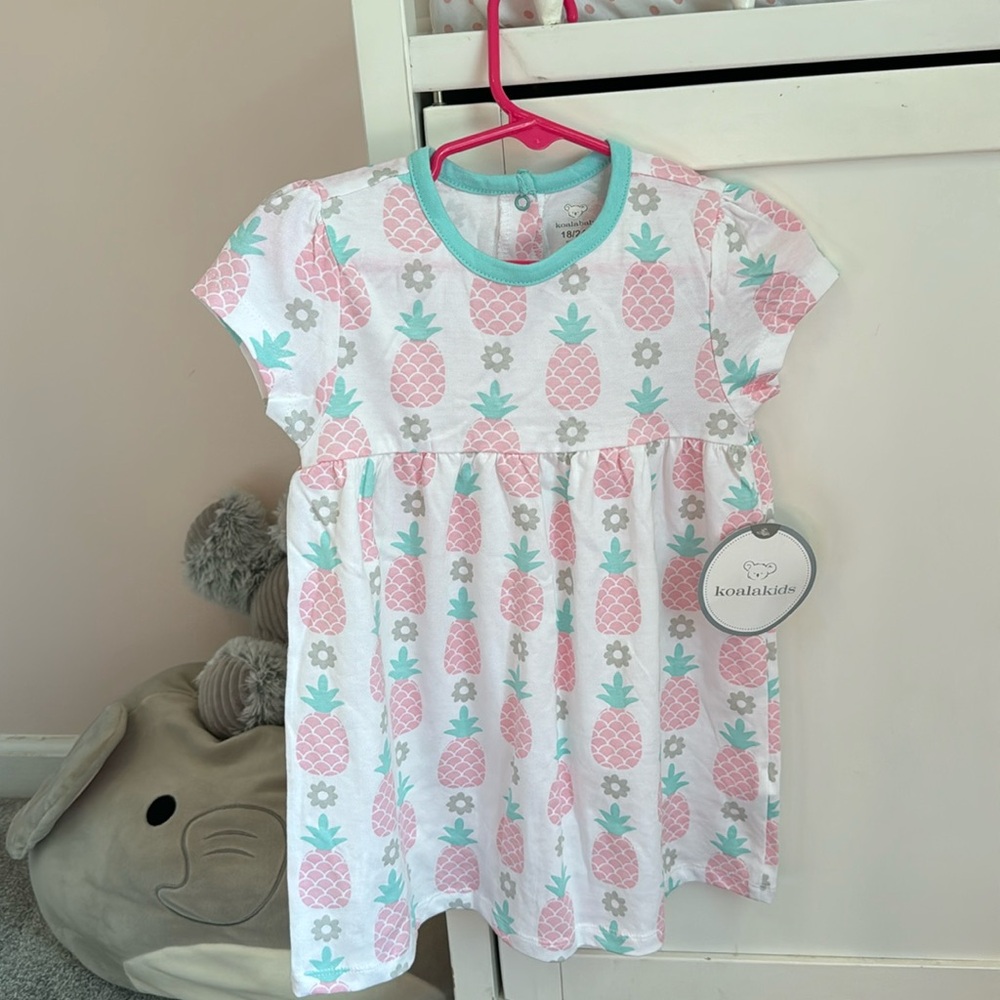 18-24m koala kids dress! The cutest print and colors